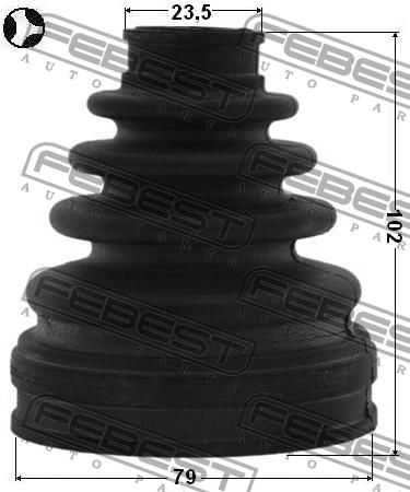 Febest CV joint boot inner – price 62 PLN