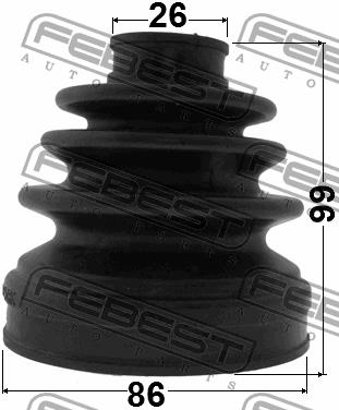 Febest CV joint boot inner – price 89 PLN