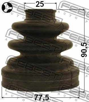 Febest CV joint boot inner – price 51 PLN
