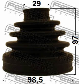 Febest CV joint boot inner – price 79 PLN
