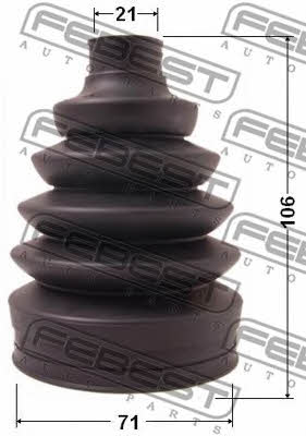 Febest CV joint boot outer – price 65 PLN