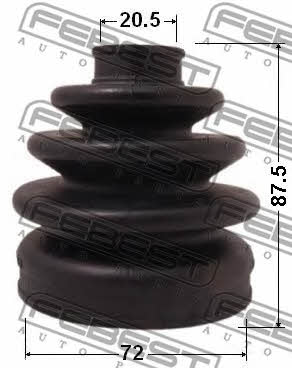 CV joint boot outer Febest 1217-ACC