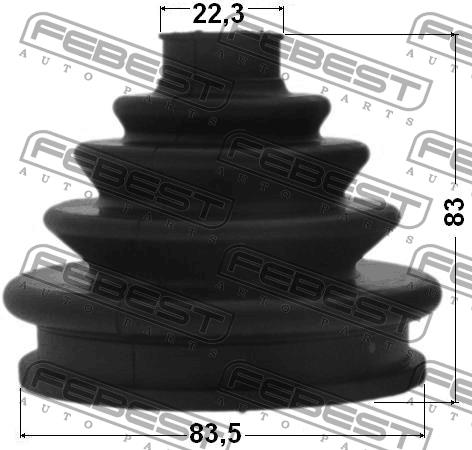 Febest CV joint boot outer – price