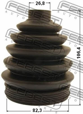 Febest CV joint boot outer – price [object Object] PLN