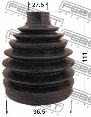 Febest CV joint boot outer – price 50 PLN