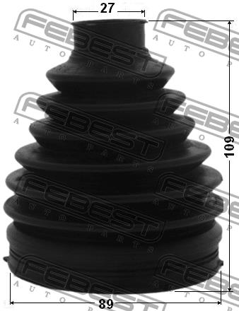 Febest CV joint boot outer – price 101 PLN