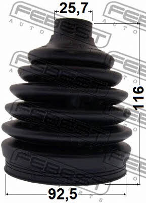 CV joint boot outer Febest 2317-EOS