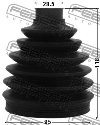 CV joint boot outer Febest 1217-CM