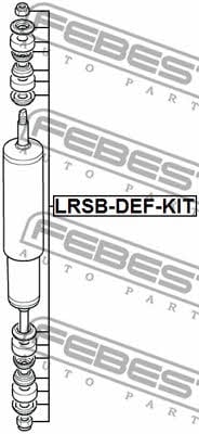 Febest Front shock absorber cushion, repair kit – price