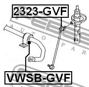 Front stabilizer bush Febest VWSB-GVF