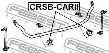 Front stabilizer bush Febest CRSB-CARII