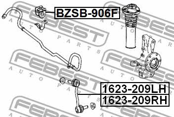 Front stabilizer bush Febest BZSB-906F