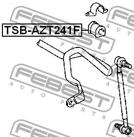 Febest Front stabilizer bush – price 18 PLN