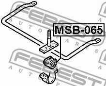 Front stabilizer bush Febest MSB-065