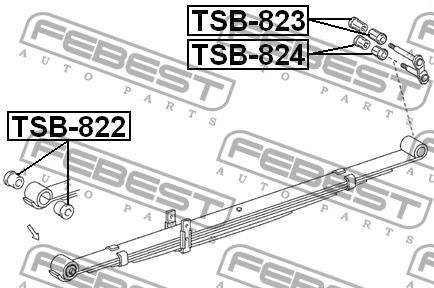 Febest Spring Earring Bushing – price 11 PLN