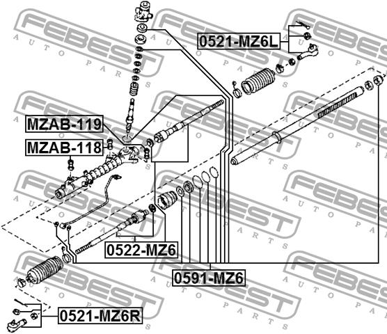 Buy Febest MZAB119 – good price at EXIST.AE!