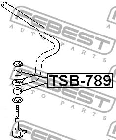Bush front stabilizer bar Febest TSB-789