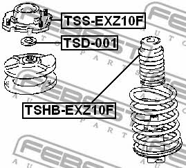 Febest Bellow and bump for 1 shock absorber – price 34 PLN