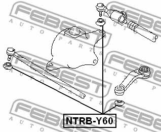Febest Steering tip boot – price 18 PLN