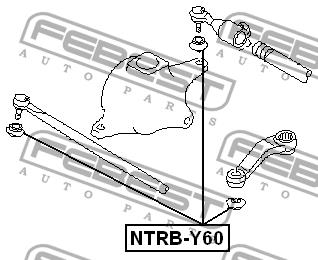 Steering tip boot Febest NTRB-Y60