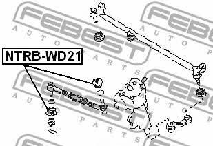 Steering tip boot Febest NTRB-WD21