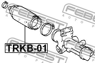 Steering rack boot Febest TRKB-01