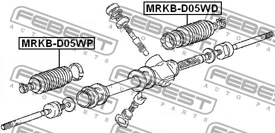 Febest Steering rack boot – price 14 PLN