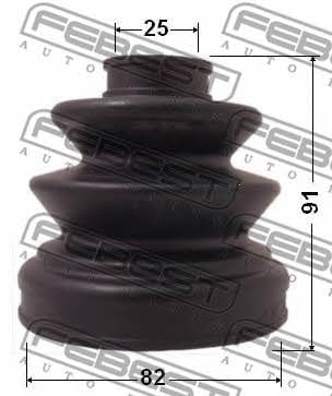 Febest CV joint boot inner – price 67 PLN