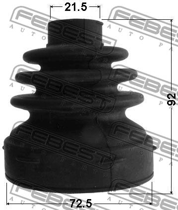 Febest CV joint boot inner – price 71 PLN