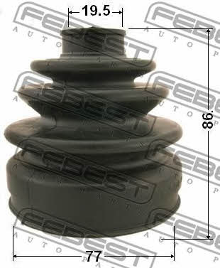 Febest CV joint boot outer – price 37 PLN