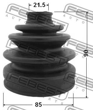Febest CV joint boot outer – price 60 PLN