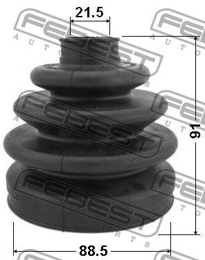 Febest CV joint boot outer – price 48 PLN