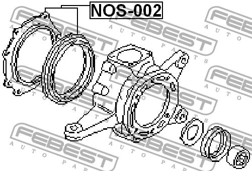 Febest Steering knuckle repair kit – price 79 PLN
