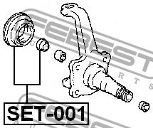 Febest Steering knuckle repair kit – price 72 PLN