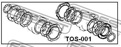Steering knuckle repair kit Febest TOS-001