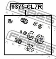 Repair Kit, brake caliper Febest 0375-CL7R
