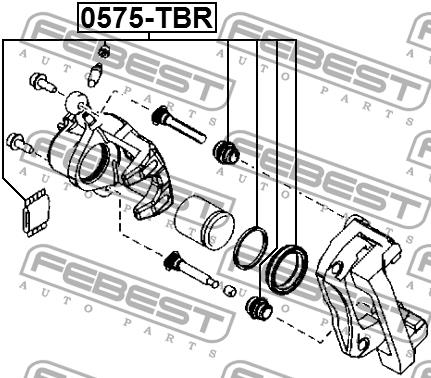 Febest Repair Kit, brake caliper – price 23 PLN