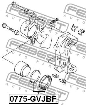 Febest Repair Kit, brake caliper – price 16 PLN
