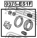 Repair Kit, brake caliper Febest 0375-ES1F
