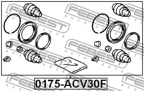 Buy Febest 0175ACV30F – good price at EXIST.AE!
