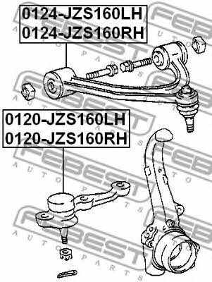 Buy Febest 0124JZS160LH – good price at EXIST.AE!