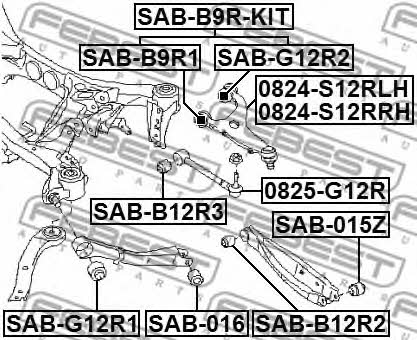Febest Suspension Arm Rear Upper Left – price [object Object] PLN