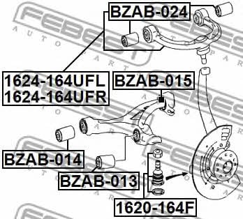 Buy Febest 1624164UFL – good price at EXIST.AE!