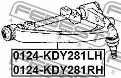Febest Suspension arm front upper right – price [object Object] PLN