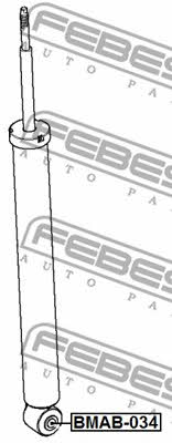 Febest Silent block rear shock absorber – price 37 PLN
