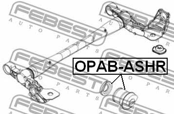 Febest Rear axle bush – price [object Object] PLN