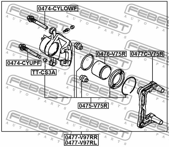 Buy Febest 0475V75R – good price at EXIST.AE!