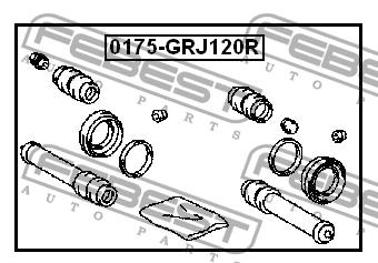 Febest Brake caliper repair kit – price [object Object] PLN