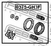 Repair Kit, brake caliper Febest 0375-GH3F
