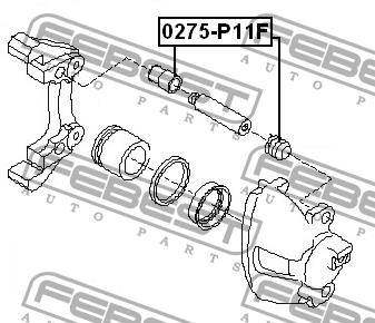 Febest Brake caliper repair kit – price [object Object] PLN